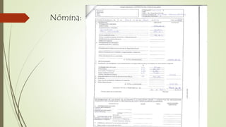 Nómina:
 