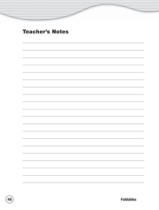 Teacher’s Notes

48

Foldables

 