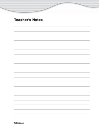 Teacher’s Notes

Foldables

 