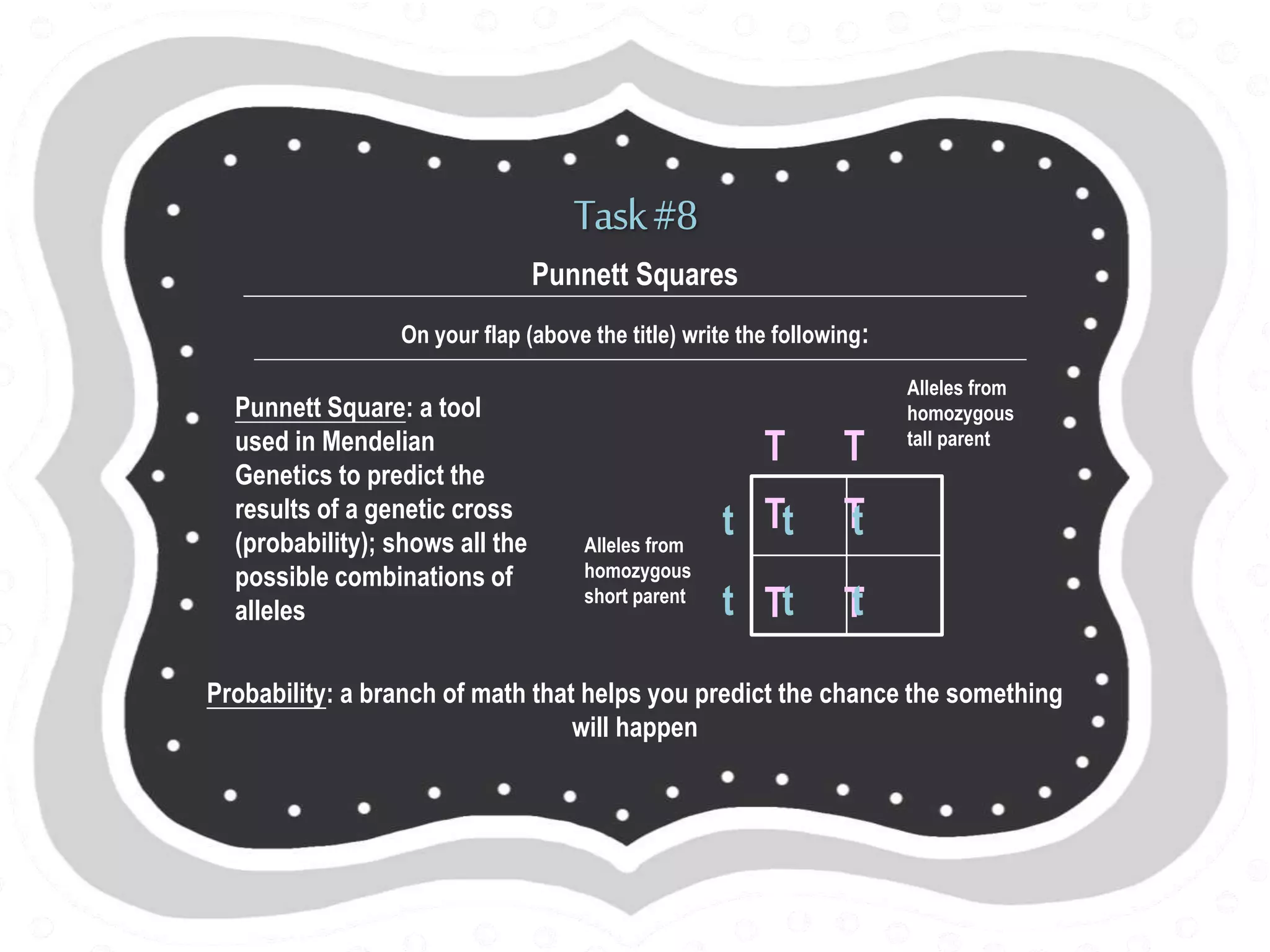 Genetics Foldable | PPTX