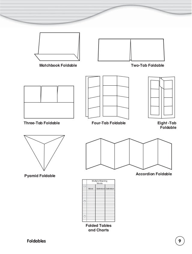 foldables foldable cube template