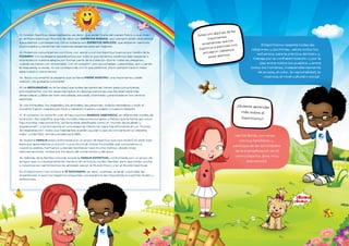 ¿Quieres aprender
más sobre el
Espiritismo?
12. Existen Espíritus desencarnados, es decir, que están fuera del cuerpo físico y que viven
en el Plano Espiritual. Muchos de ellos son ESPÍRITUS BUENOS, que siempre están dispuestos
a ayudarnos y protegernos. Otros todavía son ESPÍRITUS INFELICES, que eligieron caminos
equivocados y necesitan de nuestras plegarias para ser mejores.
13. Podemos comunicarnos con Dios, con Jesús y con los Espíritus buenos por medio de la
PLEGARIA. Con la plegaria agradecemos por todo lo que tenemos, pedimos algo especial o
expresamos nuestra alegría por formar parte de la Creación divina.Todas las plegarias,
cuando se hacen con sinceridad, “con el corazón”, son escuchadas y atendidas, aun cuando
la respuesta, a veces, no se corresponda con lo que pedimos. ¡Dios siempre hará lo mejor
para nuestro crecimiento!
14. Jesús nos enseñó la plegaria que se llama PADRE NUESTRO: una importante y bella
oración. ¿Te gustaría conocerla?
15. La MEDIUMNIDAD es la facultad que todas las personas tienen para comunicarse,
principalmente, con los desencarnados. En algunas personas esa facultad está más
desarrollada y debe ser bien estudiada, educada, orientada y practicada en los centros
espíritas.
16. Los minerales, los vegetales, los animales, las personas, toda la naturaleza y todo el
universo fueron creados por Dios y merecen nuestro cuidado y nuestro respeto.
17. El universo no tiene ﬁn y en él hay muchos MUNDOS HABITADOS, en diferentes niveles de
evolución. Eso signiﬁca que hay mundos más evolucionados y felices que laTierra, así como
hay mundos más primitivos. LaTierra está clasiﬁcada como un “mundo de pruebas y
expiaciones”, y se encuentra en una etapa de transición para transformarse en un “mundo
de regeneración”.Todos sus habitantes pueden ayudar a que se convierta en un planeta
mejor y más feliz, donde prevalezca el BIEN.
18. Nuestra FAMILIA está conformada por un grupo de Espíritus que nos recibió en esta vida
para que aprendamos a convivir y a evolucionar juntos. Es posible que conozcamos a
nuestros padres, hermanos y demás familiares hace mucho tiempo, desde otras
reencarnaciones, unidos por los lazos del compromiso y del amor.
19. Además de la familia corporal, existe la FAMILIA ESPIRITUAL, conformada por: un grupo de
amigos que no necesariamente nacieron en el mismo núcleo familiar, pero que están unidos
a nosotros por sentimientos de amistad, sea en el Mundo Físico o en el Mundo Espiritual.
20. El Espiritismo nos invita a la FE RAZONADA, es decir, a pensar, evaluar y estudiar las
enseñanzas, a que nos hagamos preguntas y busquemos las respuestas a nuestras dudas y
reﬂexiones.
Lee los libros, conversa
con tus familiares y
participa de las actividades
de la Evangelización en el
centro Espírita. ¡Eres muy
bienvenido!
Estas son algunas de las
importantes
enseñanzas que los
Espíritus superiores nos
brindaron. Debemos
estar atentos:
El Espiritismo respeta todas las
religiones y doctrinas, valora todos los
esfuerzos para la práctica del bien, y
trabaja por la confraternización y por la
paz entre todos los pueblos y entre
todos los hombres, independientemente
de la raza, el color, la nacionalidad, la
creencia, el nivel cultural o social.
 