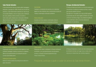 Folder da Sala Verde Inhotim