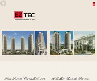 30anos
                                                                                                                                                                                                         compromisso
                                                                                                                                                                                                           e solidez




                                                                                        Perspectiva ilustrada da Fachada




                                                                                                                                                         Perspectiva ilustrada da Fachada
Perspectiva ilustrada da Fachada




                                            Foto da Fachada




    Mustique - Rua Arandu, 222 – Brooklin   Le Premier Moema - Av. Juriti, 50 - Moema   Splendor Ibirapuera - R. Coronel Lisboa, 391 - Vila Clementino   Vert - Av. IV Centenário, 401 – Jd. Lusitânia
 