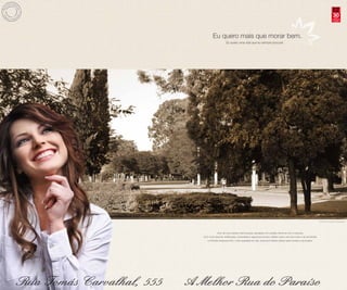 30anos
                                                                                                                                compromisso
                                                                                                                                  e solidez




         Eu quero mais que morar bem.
                      Eu quero uma vida que eu sempre procurei.




                                                                                                                   Foto do Parque do Ibirapuera




             Viver de uma maneira mais tranquila, planejada e em perfeita harmonia com a natureza.
Com muito requinte, sofisticação, privacidade e segurança sempre voltados para o seu bem-estar e de sua família.
    Le Premier Ibirapuera Parc, muita qualidade de vida, onde seus hábitos diários serão revistos e renovados.
 