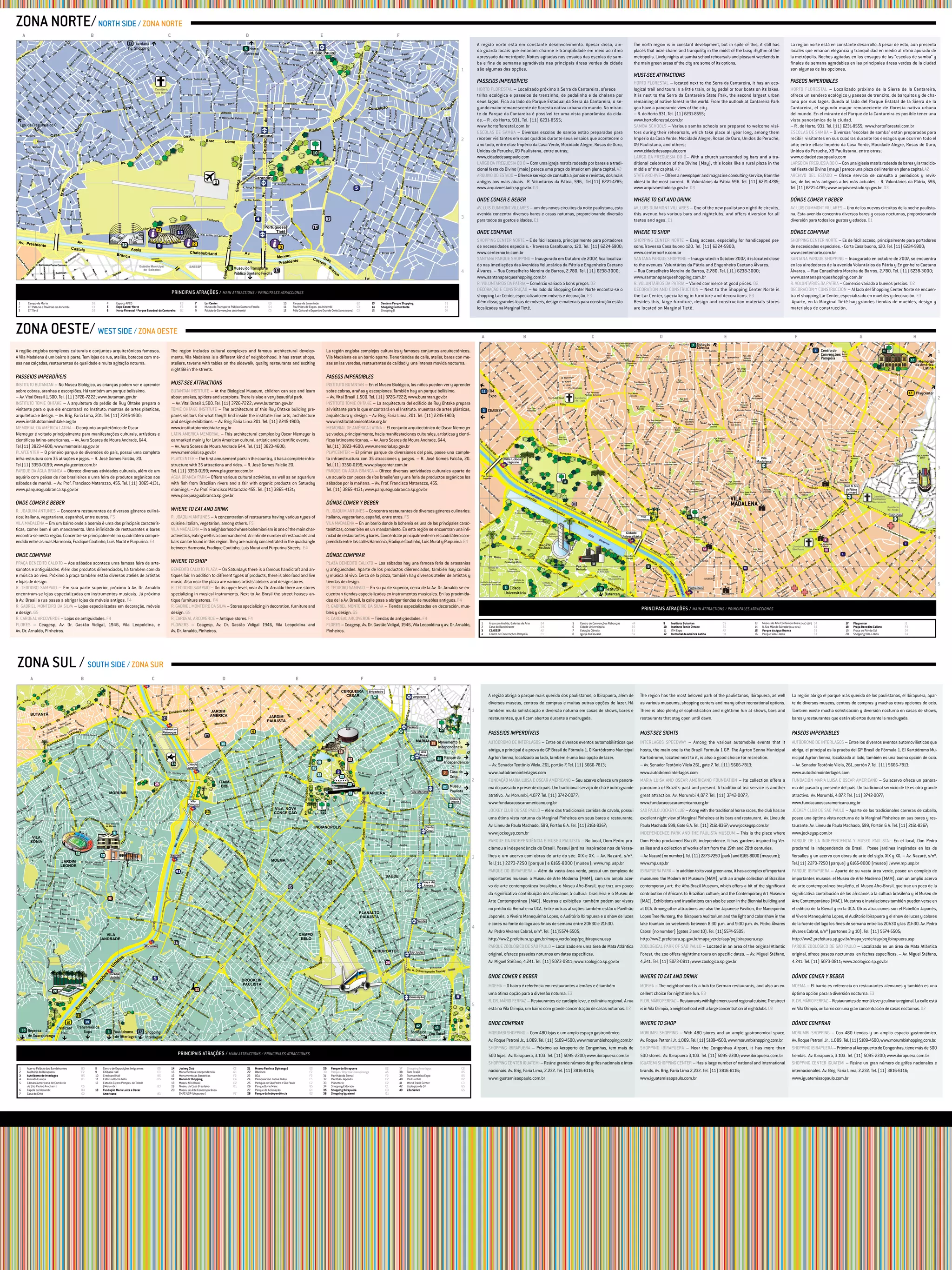 Folder Mapa Turístico de São Paulo | PDF
