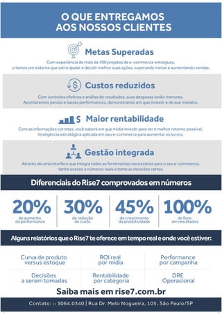 RISE7 Decidindo pelo seu e-commerce