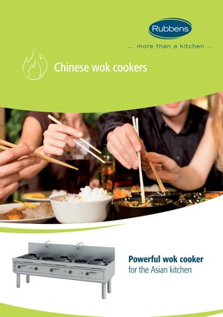 Chinese wok cookers
Powerful wok cooker
for the Asian kitchen
 