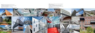 MEBO heeft een ruime ervaring in allerlei architecturale
toepassingen en bouwprojecten.
Noodtrappen, roostervloeren, loopbruggen, passerelles, luifels,
balkons, structuren, bekledingen, afboordingen, …
alles wordt op maat gemaakt.
MEBO is eveneens fabrikant van het unieke UMBRIS® lamellendak.
MEBO combineert maatwerk met een mooie vormgeving en
exclusieve uitstraling.
Onze studie- en ontwerpdienst gaat in samenspraak met u
aan de slag. Zij ontwerpen constructies die aan alle
normeringen voldoen zonder het estehetische aspect uit het
oog te verliezen.
Wij gaan geen enkele uitdaging uit de weg !
Arco, Lokeren
Mebo | Umbris, Lokeren
Deba meubelen, Sint-Niklaas Havenhuis, Antwerpen museum voor Schone Kunsten, Gent WZC Vuerenveld, Wezembeek-Oppem ABN Amro, Brussel Niko, Sint-Niklaas WZC Mayerhof, Mortsel
Lievehof, GentDe Voorzog, Antwerpen
Descamps, Knokke
Centraal Station, Antwerpen
Centraal Station, AntwerpenWZC De Peerle, DuffelTIHH, Hasselt
Noordster, Antwerpen
tuin Arch Beeuwsaert
privé tuin
Fac Dierengeneeskunde, Gent Lievehof, Gent
 