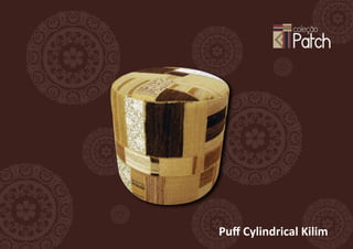 Puff Cylindrical Kilim
 