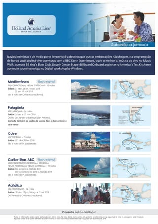 Consulte outros destinos!
 