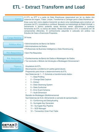   Definição das siglas.