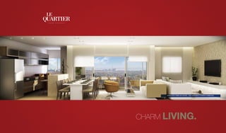 CHARM LIVING.
LIVING APTO TORRE SAN MICHEL - SALA AMPLIADA E COZINHA AMERICANA
 