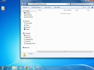 Folder sharing by command | PPTX