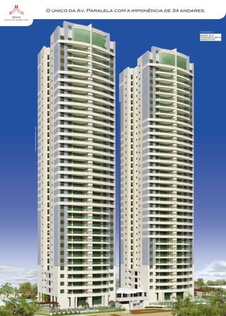 O único da Av. Paralela com a imponência de 34 andares.



                                                                                                             Projeto Arquitetônico:

Ilustração artística das fachadas do Soho - 3 quartos
 