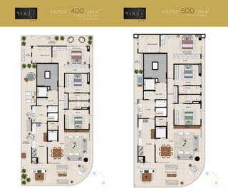 3 SUÍTES* • 400• 254 m
2**
*OPÇÃO 4 SUÍTES
** INCLUSO ESCANINHO
3 SUÍTES • 500• 214 m
2*
* INCLUSO ESCANINHO
 