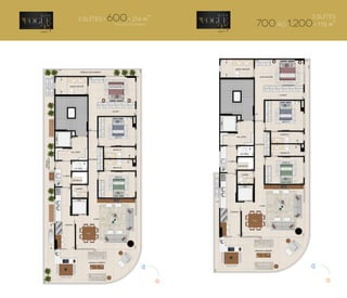 3 SUÍTES • 600• 214 m
2*
* INCLUSO ESCANINHO
3 SUÍTES
700AO 1.200• 178 m
2*
 