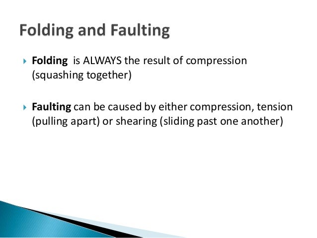 folding and faulting