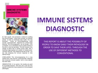 OBSERVATIONFrom my point of view, these studies are useful and handling in patients with food allergies, thus benefiting the allergic population that requires research support to enable them to have a better life. 