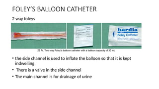 FOLEY urinarybladder CATHETERISATION.pptx