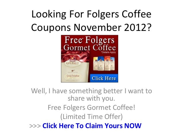 Folgers Coffee Coupons November 2012 Folgers Coffee Coupons November 2012