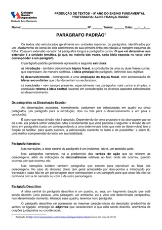 Folha paragrafo padrao 1 | DOC
