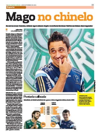 15FOLHA ITAIM & CURUÇÁ - 30 DE SETEMBRO DE 2015
Esporte
 