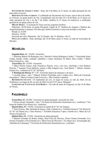 Folha Dominical - 10.05.09 Nº273