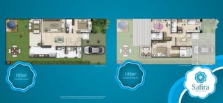 Perspectiva ilustrativa
                                                                                    Perspectiva ilustrativa




 185m        2                                                                                                  185m2
                                                                                                              Pavimento superior
Pavimento térreo




                   As casas serão entregues de acordo com o memorial descritivo e planta de venda assinada
                      junto com o contrato. Ofurô e churrasqueira apenas disponíveis como opções de kit.
 