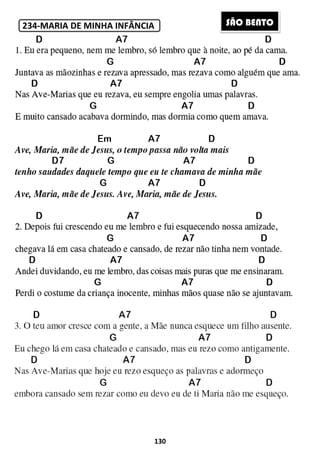 234-MARIA DE MINHA INFÂNCIA
130
MARIA DE MINHA INFÂNCIA SÃO BEÃO BENTO
 