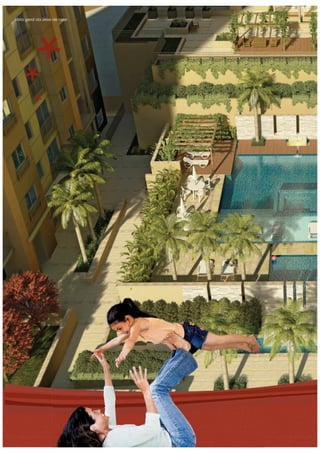 Vista geral da área de lazer
 