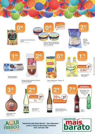 Folheto Mega Poupança Santos