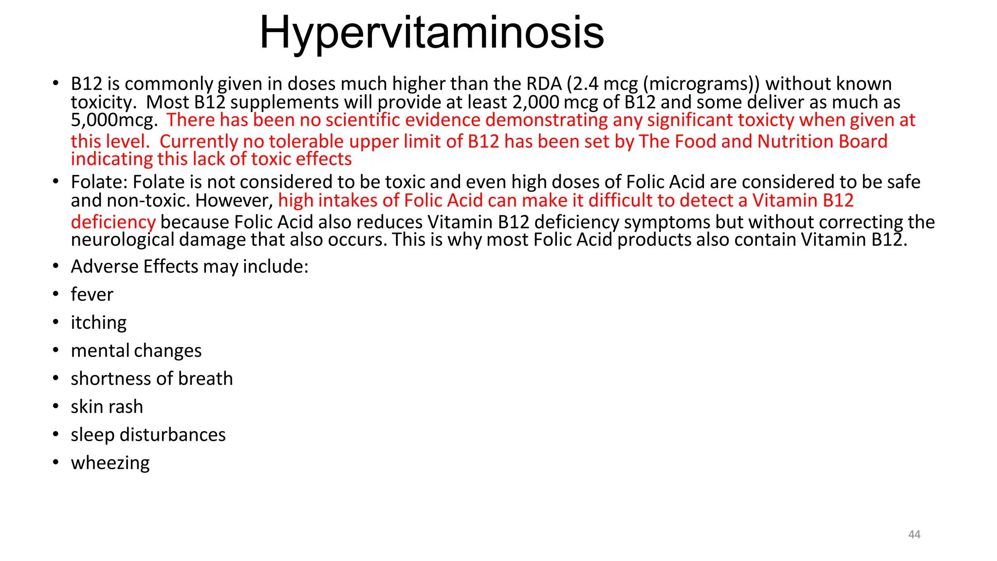 Folate Acid Rash Folic Acid and B12.pptx