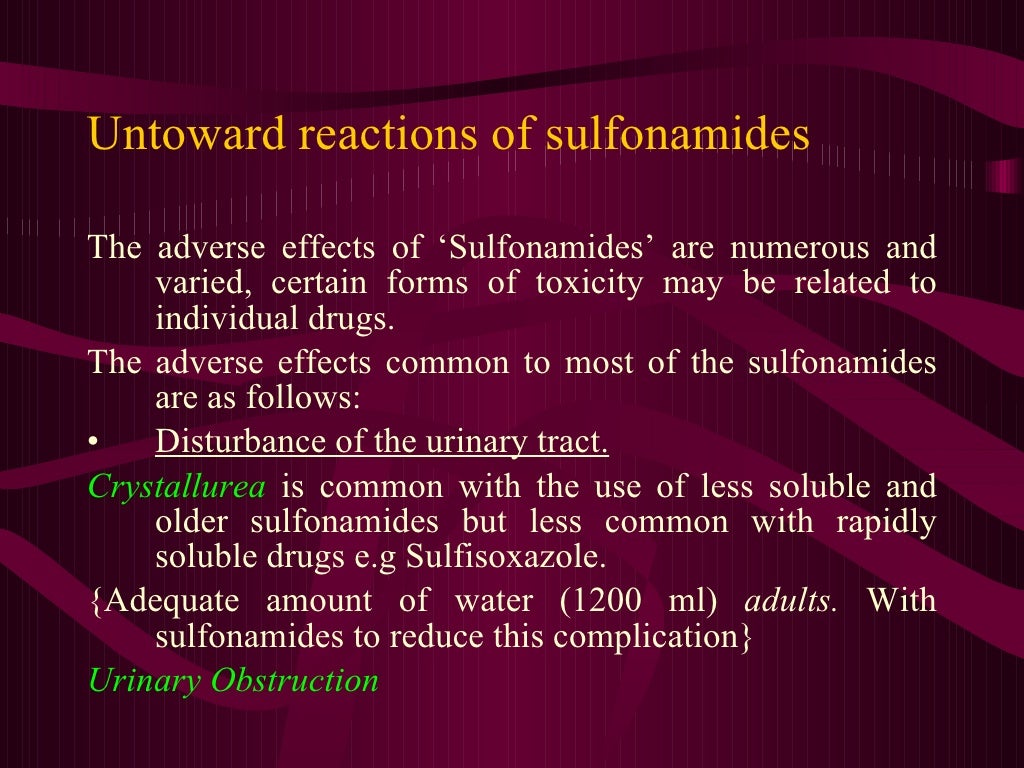 Folic Acid Synthesis Inhibitors