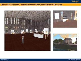 Universität Cleveland – Lernstationen mit Medienarbeiten der Studenten 