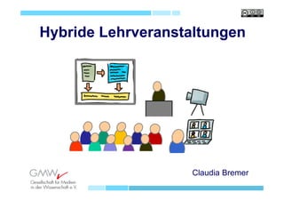 Claudia Bremer
Hybride Lehrveranstaltungen
 