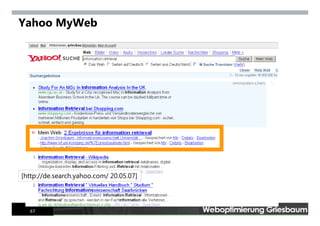 Internet Tools For Advanced Searchers Mai 2007
