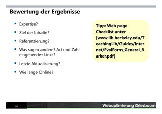Internet Tools For Advanced Searchers Mai 2007
