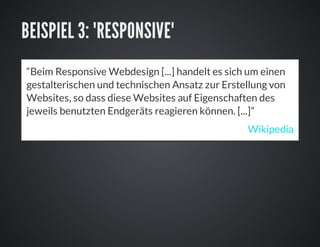 Usability im web