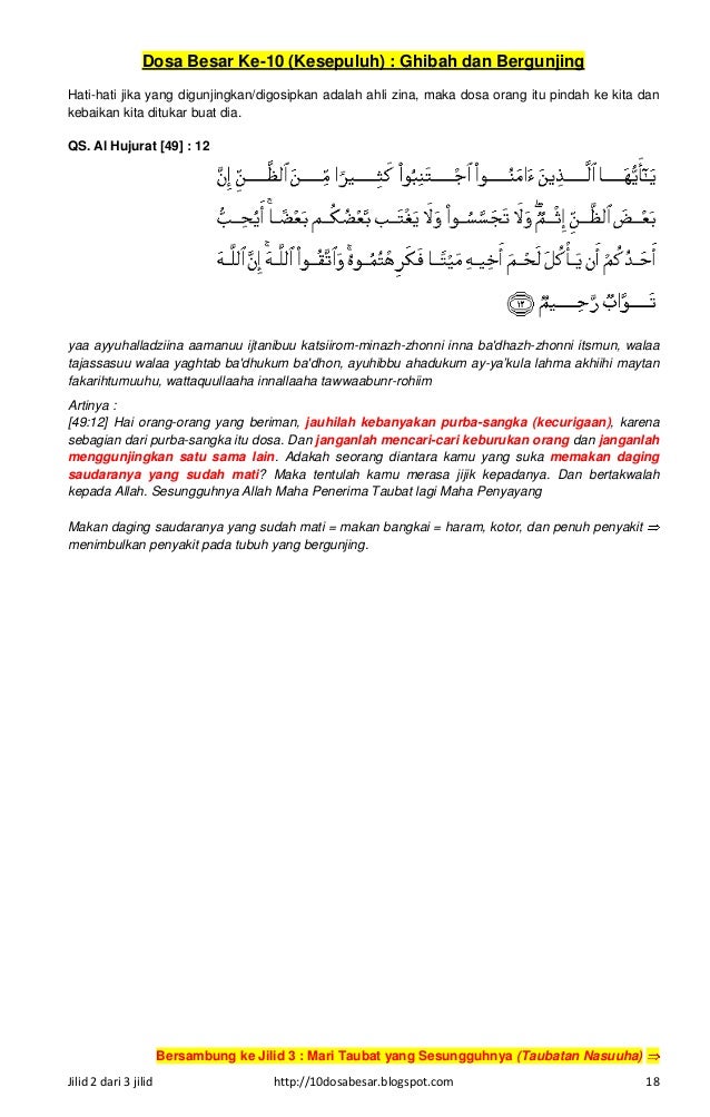 Jilid 2 Revisi 2013 10 Dosa Besar Tausiyah Ustad Yusuf Mansur