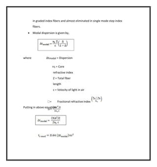 FIber Optics and Laser Instrumentation material | PDF
