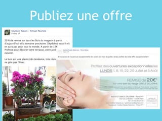 Publiez une offre
 