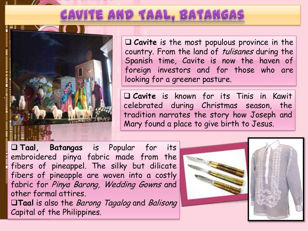 Folk Arts and Design of some provinces of luzon