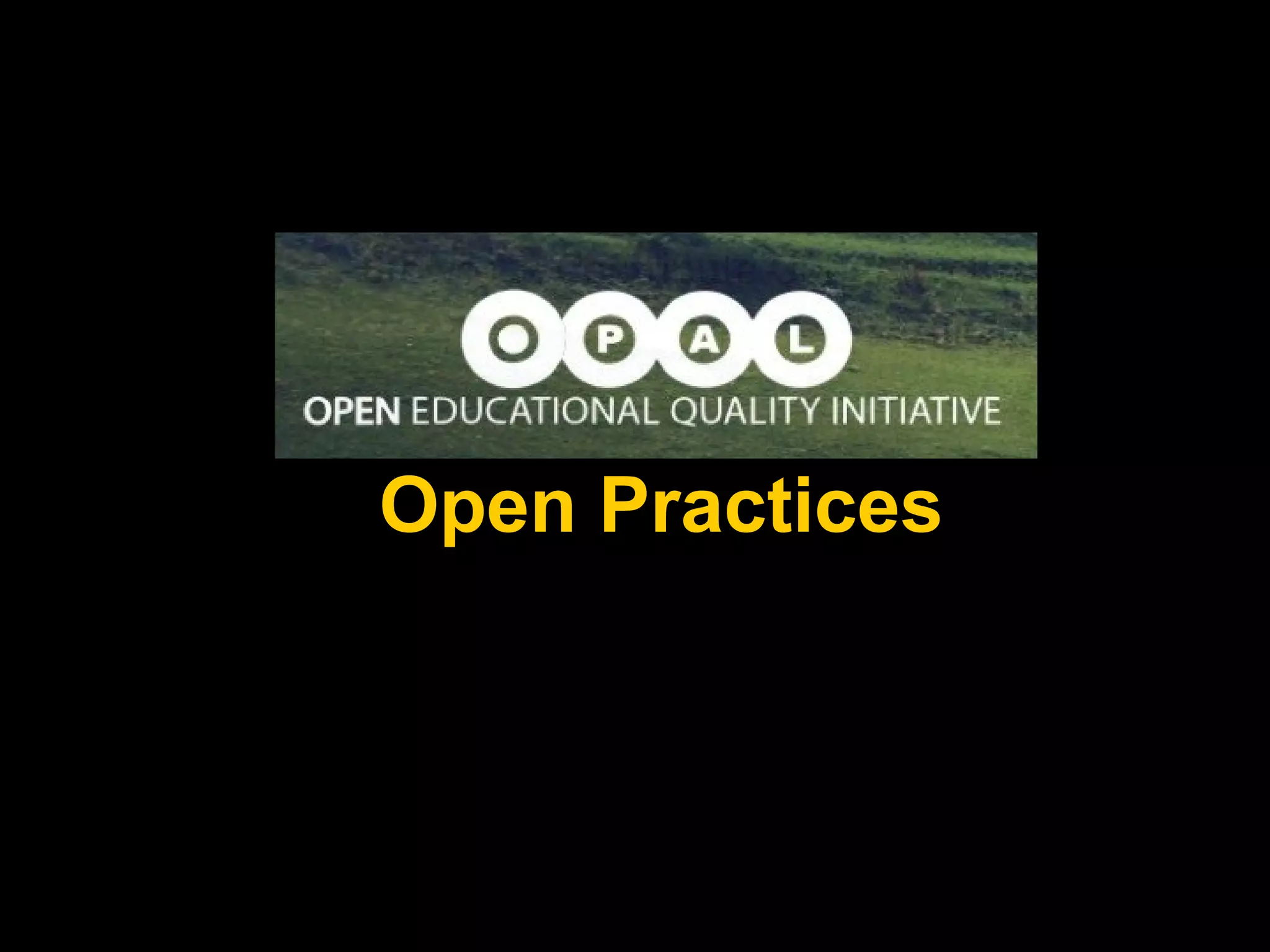 Open Practices

 