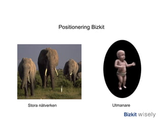 Positionering   Bizkit Utmanare Stora nätverken 