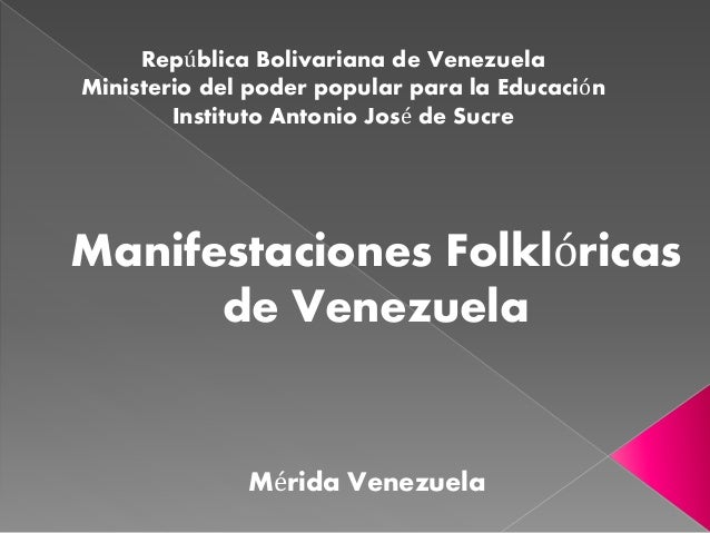 Folklore De Venezuela