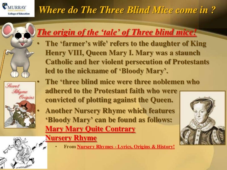 Folklore, fairytales and mice!