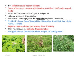 Folk Rice and GHG - ICC Kolkata 25 July 25 .pptx