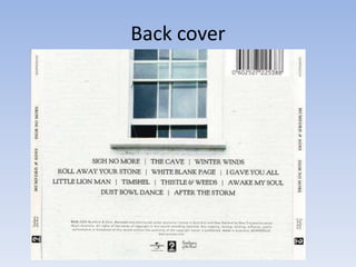 Back cover
 