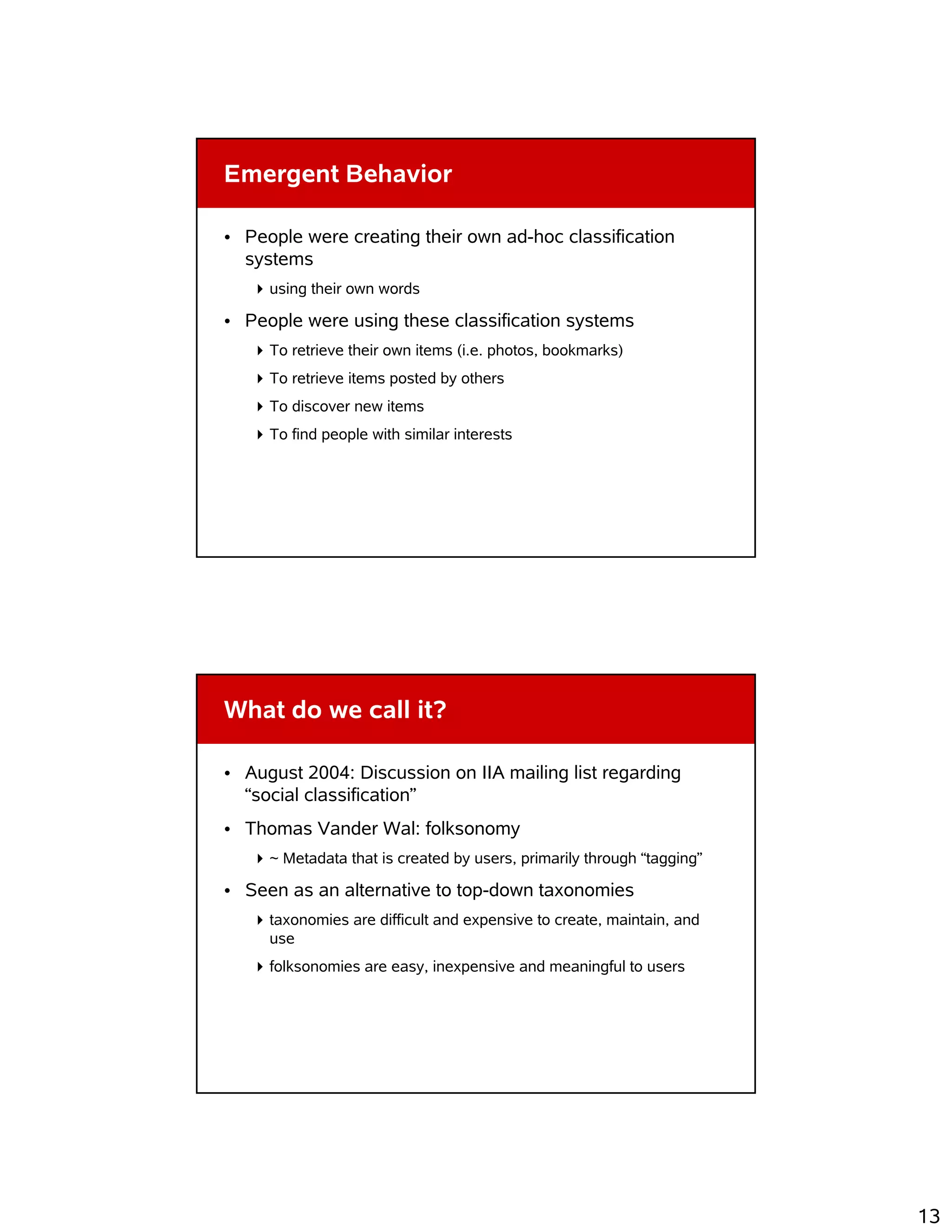Folksonomies